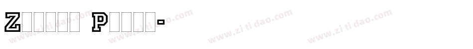 Zcript Plain字体转换
